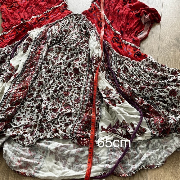 free people dress red tunic - Picture 8 of 15